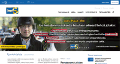 Desktop Screenshot of perussuomalaiset.fi