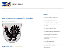 Tablet Screenshot of keski-suomi.perussuomalaiset.fi